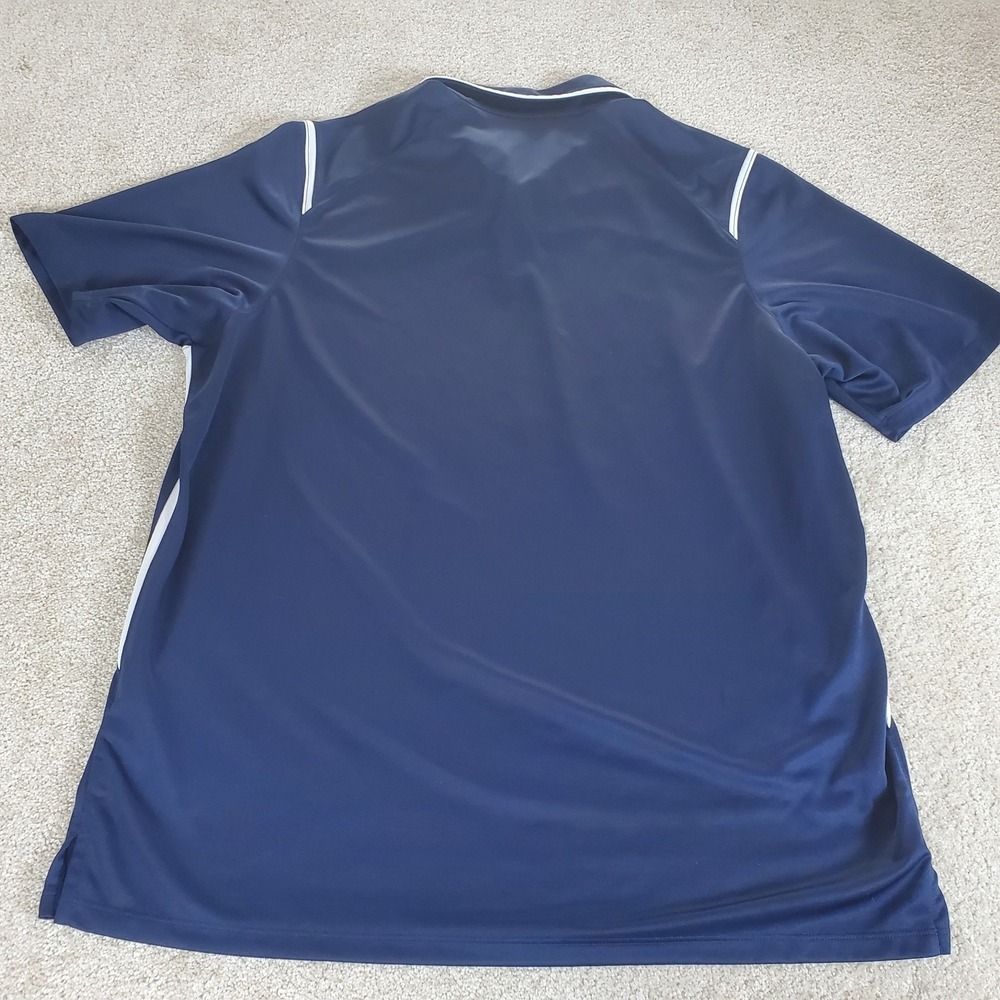 Nike Men's Polo Shirt Size XL Blue Dri-Fit White Accent - Picture 13 of 14